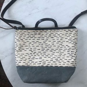 Bookhou Crossbody Bag in Rain/waxed canvas